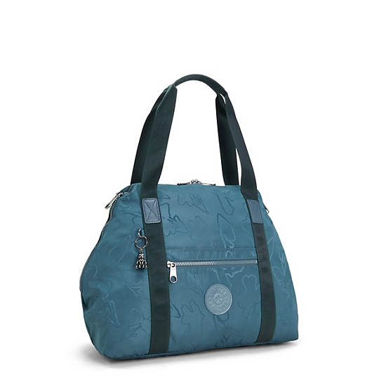 Kipling Art Medium Iconic Toteväska Marinblå Grå | SE 1767NW